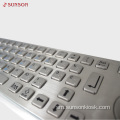 Aneti-faatupu vevesi Metalic Keyboard mo Faʻamatalaga Kiosk